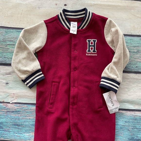 Carters Fleece Bodysuit - Picture 2 of 5